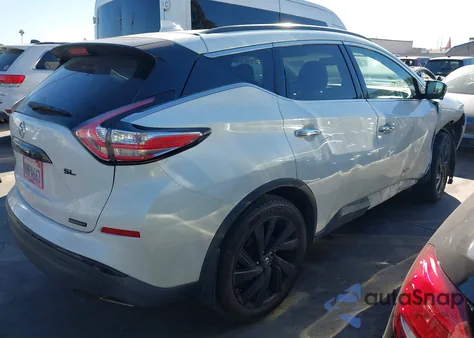 2018 Nissan Murano Sl z USA, uszkodzony, nr VIN 5N1AZ2MG9JN120635